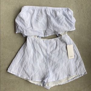 Adorable Tobi Romper with Tie Close Back
